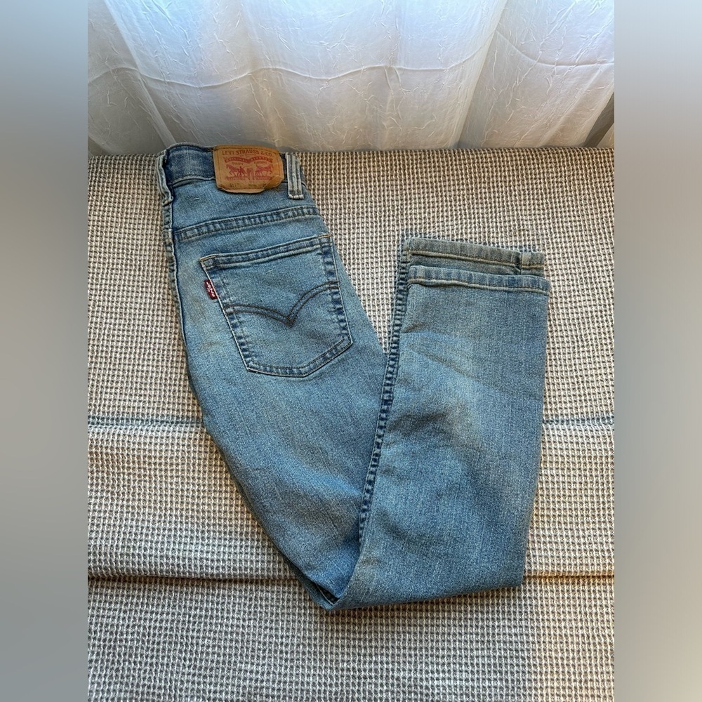 Levi's Boys Youth 511 Slim Flex Stretch Denim with Adjustable Waistband size 10 - Picture 1 of 5